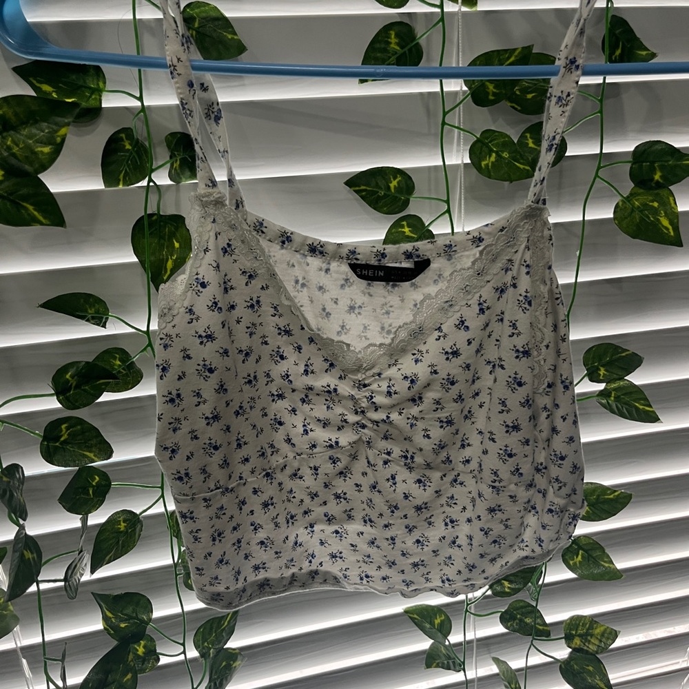 shein flower design tank
